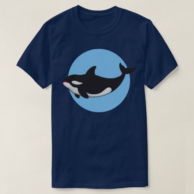 T-shirt Cool Orca Tueur Baleine Panda de mer (Design devant)