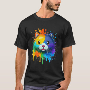 T-shirt Cool Otter tenue colorée Splash mignonne Otter