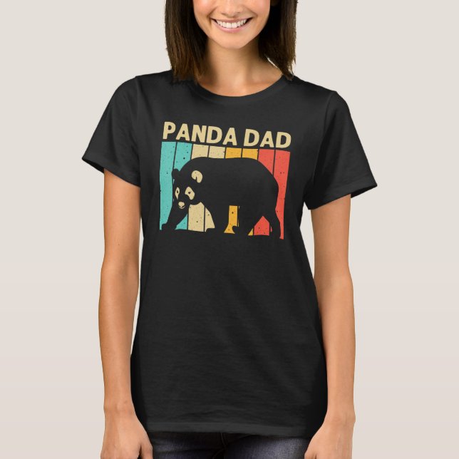 T-shirt Cool Panda Pour Papa Père Panda Ours Animal Zooke (Devant)