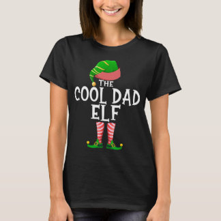 T-shirt Cool papa Elf Matching Famille Noël Party Pajam