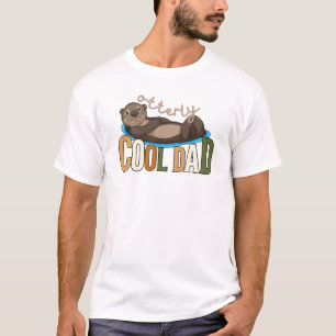 T-shirt Cool Papa Otter Pun