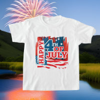 cool Patriotic Happy 4 juillet enfants unisex