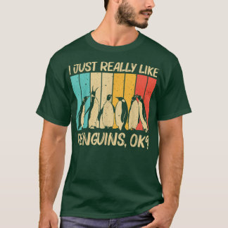 T-shirt Cool Penguin Design Pour Hommes Femmes Empereur Pe