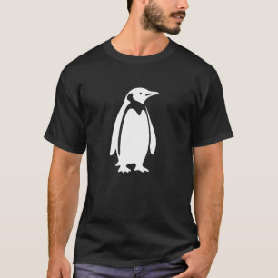 T-shirt Cool Penguin Silhouette Conception minimaliste