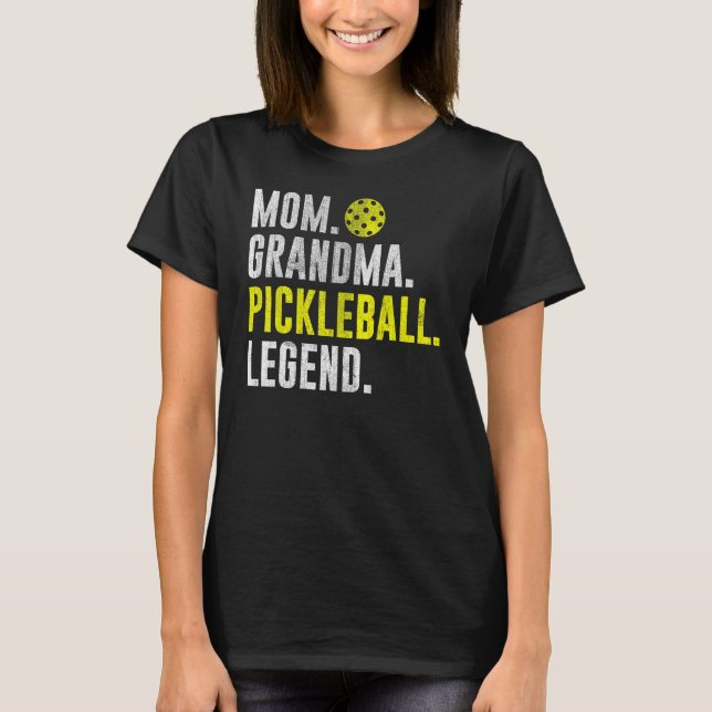 T-shirt Cool Pickleball Player Saying Mom Grandma Pickleba (Devant)