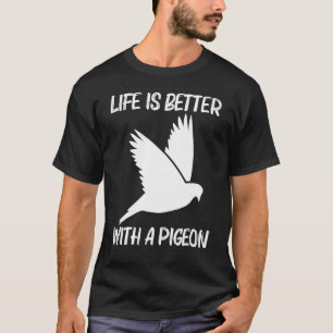 T-shirt Cool Pigeon Pour Hommes Femmes Rock Dove Oiseau An