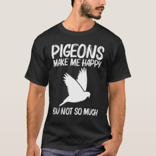 T-shirt Cool Pigeon Pour Hommes Femmes Rock Dove Oiseau An