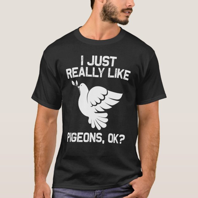 T-shirt Cool Pigeon Pour Hommes Femmes Staple Hommage Pige (Devant)