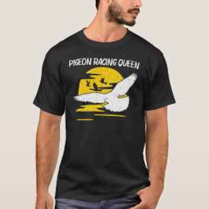 T-shirt Cool Pigeon Racing Pour Femmes Maman Homing Pigeon