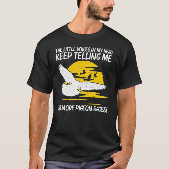 T-shirt Cool Pigeon Racing Pour Hommes Femmes Hommage Pige (Devant)