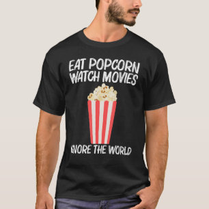 T-shirt Cool Popcorn Pour Hommes Femmes Beurre Sucré Beurr