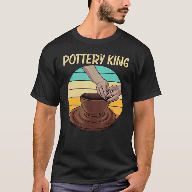 T-shirt Cool Pottery For Men Boys Pottery Ceramic Pot (Devant)