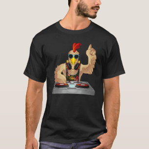 T-shirt Cool Poulet Dj Party Animal Music Mixer
