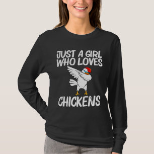 T-shirt Cool Poulets Filles Maman Rooster Animal