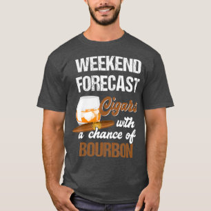 T-shirt Cool Pour Cigares Et Bourbon Lover Cadeau Pour
