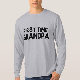 T-shirt Cool première fois Grand-père mot art