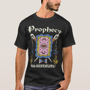 T-shirt Cool Prophétie unique Tous Voir Tarot des yeux
