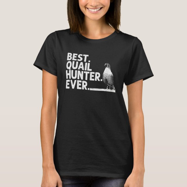 T-shirt Cool Quail Hunting Men Women Upland Hunting Bird H (Devant)