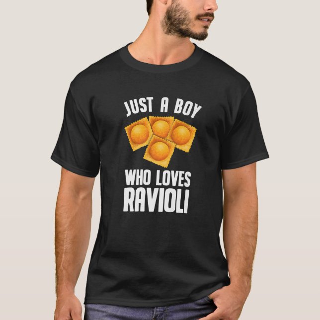 T-shirt Cool Ravioli Design Pour Garçons Hommes Ravioli Pa (Devant)