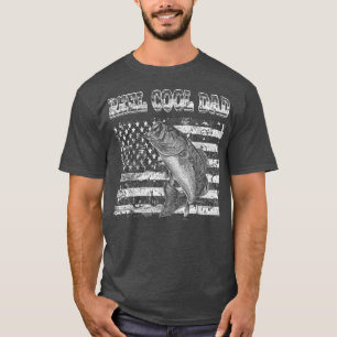 T-shirt cool reel papa pour papa amoureux pêche