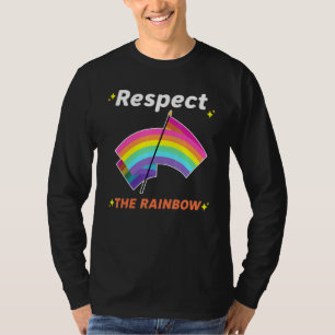 T-shirt Cool Respect The Rainbow Pride Vêtements Gay Lgbt