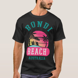 T-shirt Cool rétro Bondi Beach Original Australie Plages