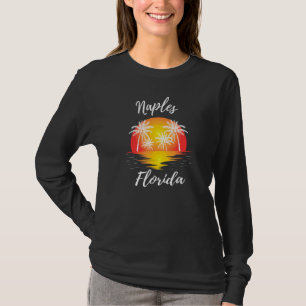 T-shirt Cool rétro Hermosa Beach Ca Reflet Sunset Art