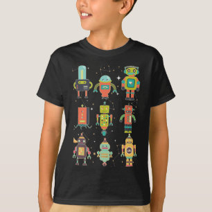 T-shirt Cool Robots Collection Boys Girls Robotic