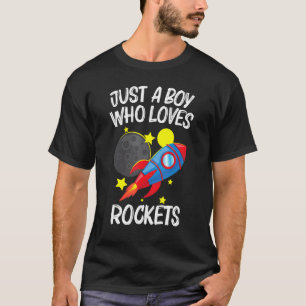 T-shirt Cool Rocket Pour Garçons Hommes Enfants Rockets Sp