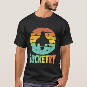 T-shirt Cool Rocket science Vintage Rocket