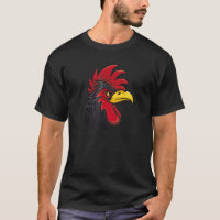 Cool Rooster Head Face Animal Bird Faune pour moi