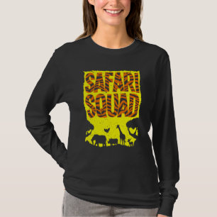 T-shirt Cool Safari Squad Pour Hommes Femmes Animaux Anima