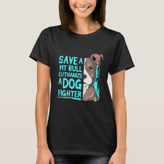 T-shirt Cool Save A Pitbull Gif Pit Bull Lover