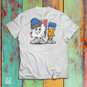 T-shirt Cool School Art Crew – Cahier de Dessin Animé