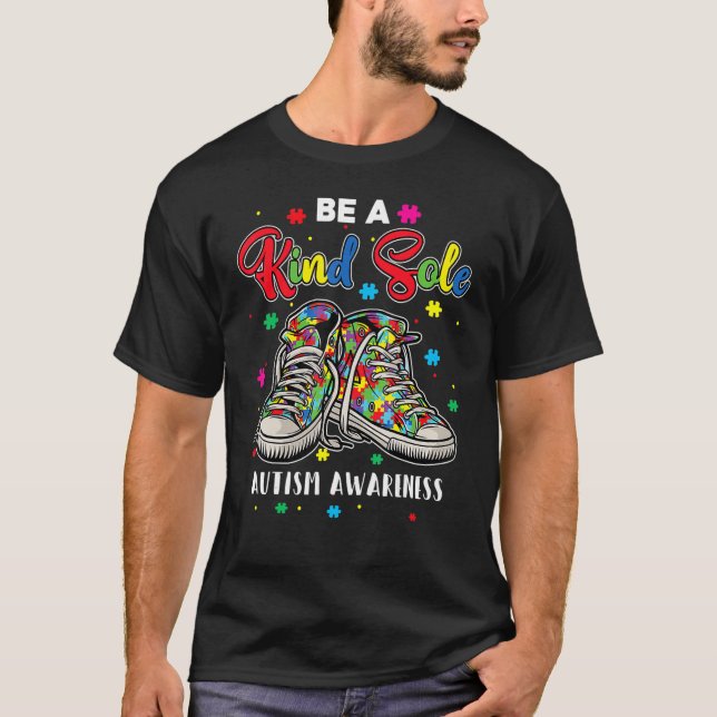 T-shirt Cool Sensibilisation sur l'autisme Être Un Sole So (Devant)