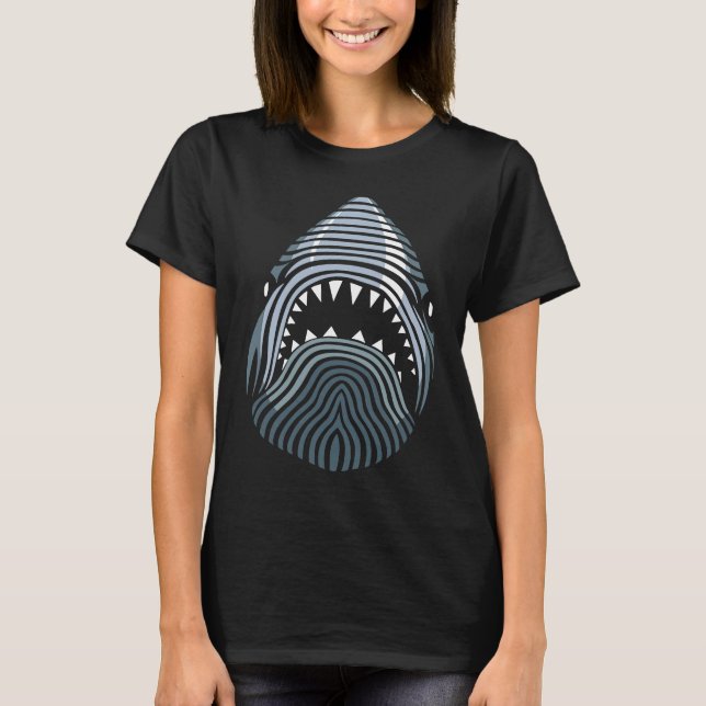 T-shirt Cool Shark Head (Devant)