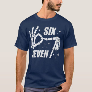 T-shirt Cool Si Seven Numéro Gen Alpha Slang 6 7rending Me