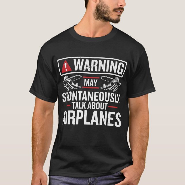 T-shirt Cool simulateur de vol (Devant)