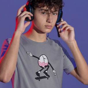 T-shirt cool SKATEBOARDING EASTER EGG