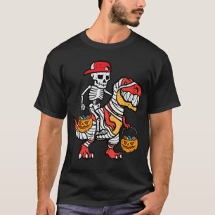 T-shirt Cool Skeleton Casquette Dino Mummy Toddler Boy Hal
