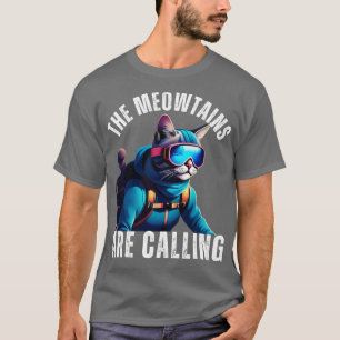 T-shirt Cool Snowboard For Men Women Kids Ski Lover Mounta