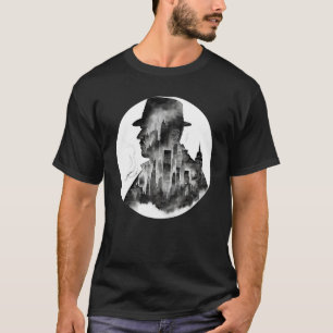 T-shirt Cool Soldat Oeil Ou Détective Silhouette New York