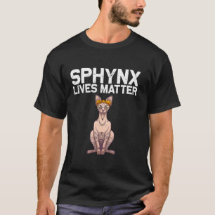 T-shirt Cool Sphynx Pour Hommes Femmes Amoureux de les cha