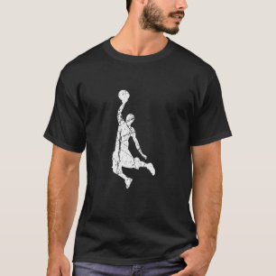T-shirt Cool Sports Lover Basketball Player Dunk Team Coac