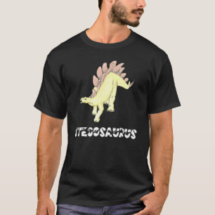 T-shirt Cool Stegosaurus Dinosaur Dino Saurus Herbe Reptil