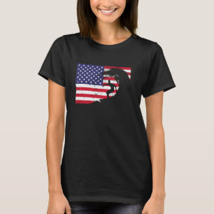 T-shirt Cool Surf Pour Hommes Femmes 4 juillet Américain F