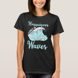 T-shirt Cool Surfer Kitesurfers Ocean Wave Happiness vient