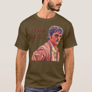 T-shirt Cool Swooning Pedro Pascal en art Vintage