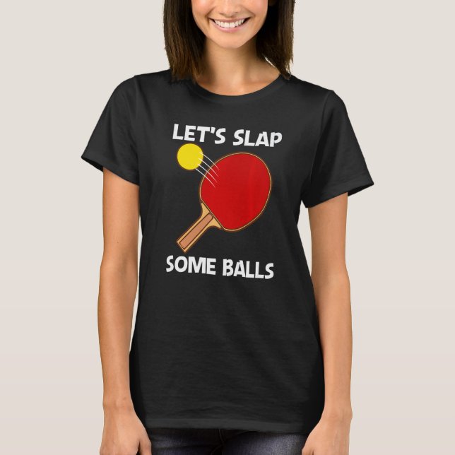 T-shirt Cool Table Tennis For Men Women Ping Pong Sport Pl (Devant)