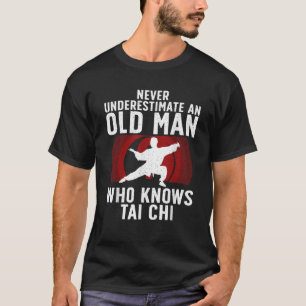 T-shirt Cool Tai Chi Art Pour Grand-Père Hommes Arts Marti